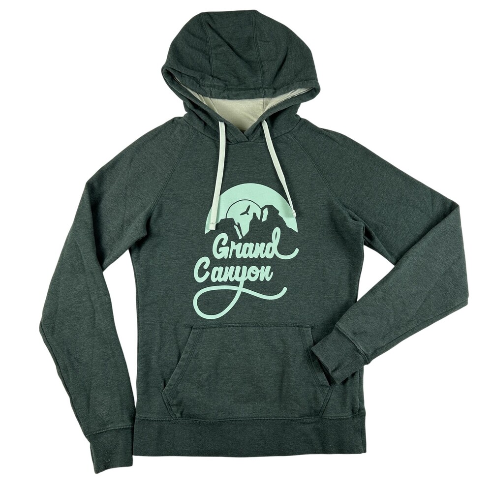 The North Face Sweatshirt Womens Small Grand Canyon Graphic Hoodie Pullover